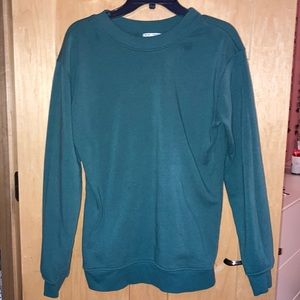 green crewneck